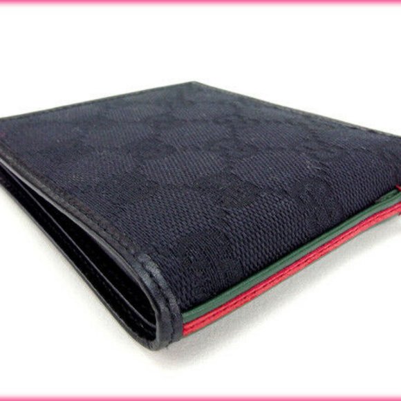 PRADA Double Fold Wallet GG pattern unisex Authentic Used Y2723 - Picture 3 of 5